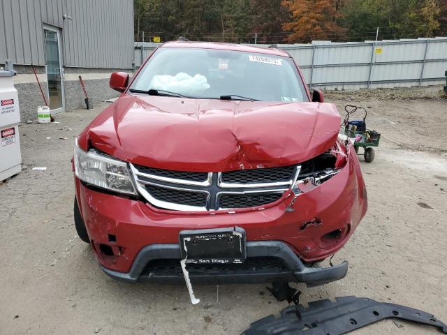 3C4PDCBG8DT716037 - 2013 DODGE JOURNEY SXT RED photo 5