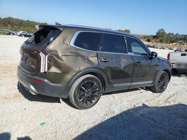 5XYP54HC4MG124388 - 2021 KIA TELLURIDE SX BROWN photo 3