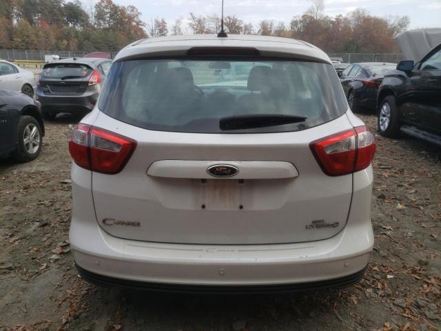 1FADP5BU6DL538724 - 2013 FORD C-MAX SEL WHITE photo 6