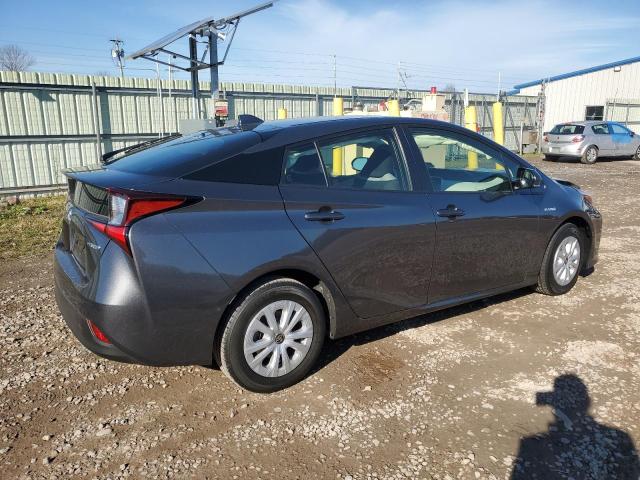 JTDKARFU8L3112505 - 2020 TOYOTA PRIUS L GRAY photo 3