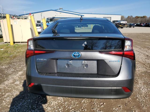 JTDKARFU8L3112505 - 2020 TOYOTA PRIUS L GRAY photo 6