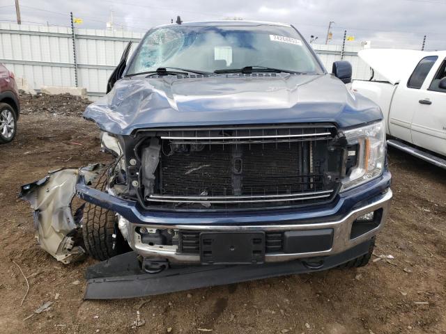 1FTEW1E52KFB20493 - 2019 FORD F150 SUPERCREW BLUE photo 5