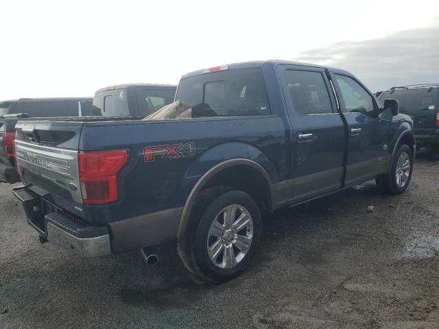 1FTEW1E40KFD10218 - 2019 FORD F150 SUPERCREW BLUE photo 3