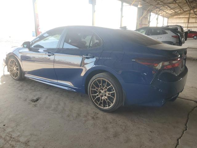 4T1G11AK2RU202728 - 2024 TOYOTA CAMRY SE NIGHT SHADE BLUE photo 2