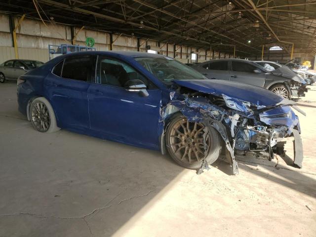 4T1G11AK2RU202728 - 2024 TOYOTA CAMRY SE NIGHT SHADE BLUE photo 4