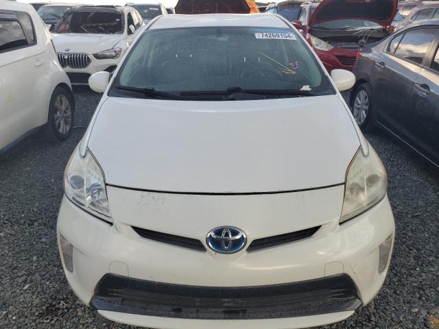 JTDKN3DU0C5526886 - 2012 TOYOTA PRIUS WHITE photo 5