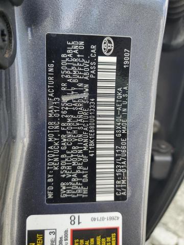 4T1BK1EB8DU013334 - 2013 TOYOTA AVALON BASE 石墨色 照片 13