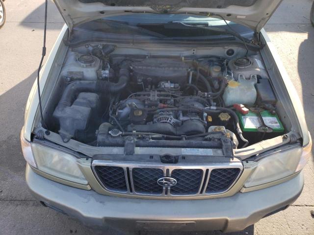 JF1SF65571H706177 - 2001 SUBARU FORESTER S GOLD photo 12