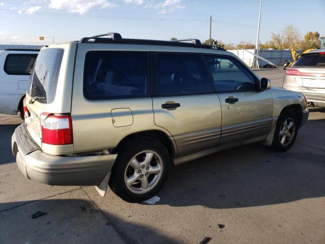 JF1SF65571H706177 - 2001 SUBARU FORESTER S GOLD photo 3