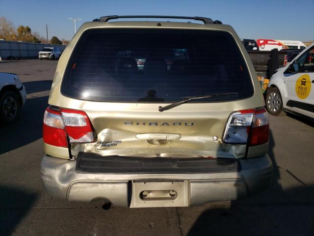 JF1SF65571H706177 - 2001 SUBARU FORESTER S GOLD photo 6
