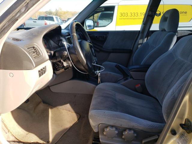 JF1SF65571H706177 - 2001 SUBARU FORESTER S GOLD photo 7