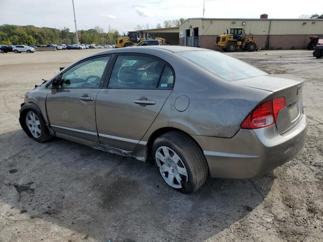 2HGFA16548H338560 - 2008 HONDA CIVIC LX BROWN photo 2