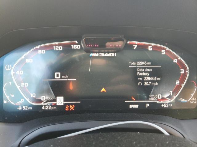 WBA5U9C01LFJ73387 - 2020 BMW M340XI BLACK photo 9