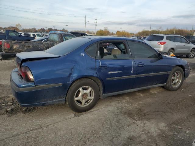 2G1WF52E749390274 - 2004 CHEVROLET IMPALA BLUE photo 3