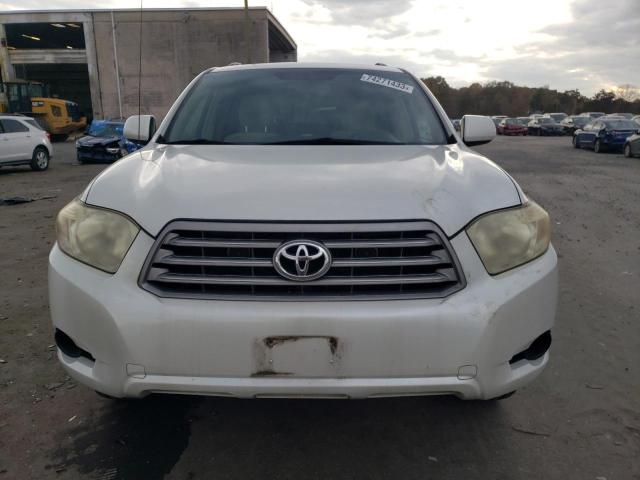 JTEES41A192135161 - 2009 TOYOTA HIGHLANDER WHITE photo 5