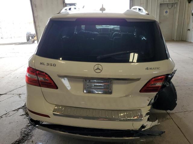 4JGDA5HB2FA508616 - 2015 MERCEDES-BENZ ML 350 4MATIC WHITE photo 6