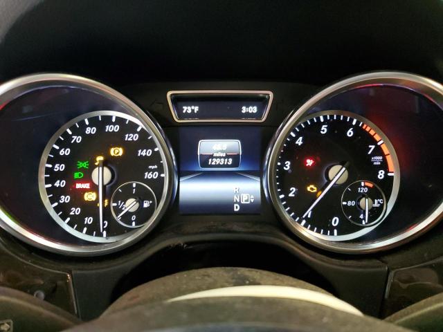 4JGDA5HB2FA508616 - 2015 MERCEDES-BENZ ML 350 4MATIC WHITE photo 9