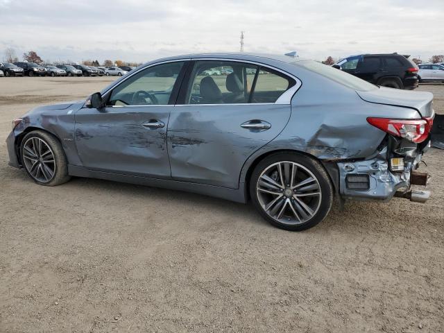 JN1AV7AR8EM702856 - 2014 INFINITI Q50 HYBRID PREMIUM BLUE photo 2