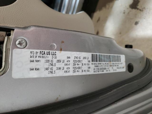 2C4RC1BG4GR286806 - 2016 CHRYSLER TOWN & COU TOURING 银色 照片 13