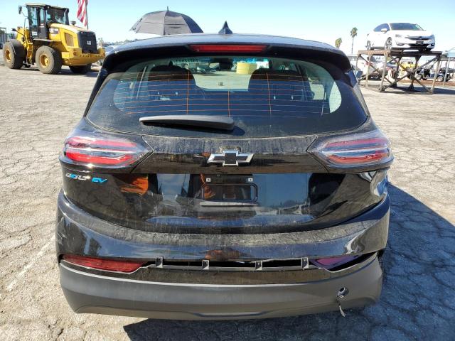 1G1FW6S06N4133086 - 2022 CHEVROLET BOLT EV 1LT BLACK photo 6