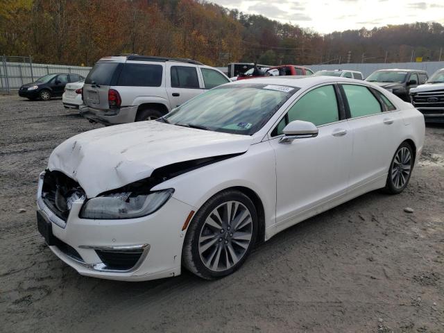 3LN6L5F98KR618069 - 2019 LINCOLN MKZ RESERVE II WHITE photo 1