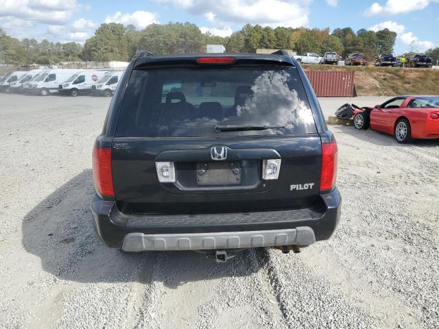 5FNYF18524B004789 - 2004 HONDA PILOT EXL BLACK photo 6