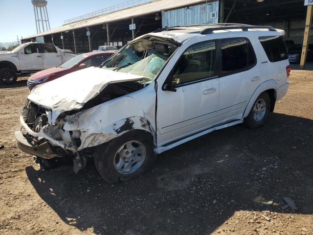 5TDBT48A92S136812 - 2002 TOYOTA SEQUOIA LIMITED WHITE photo 1