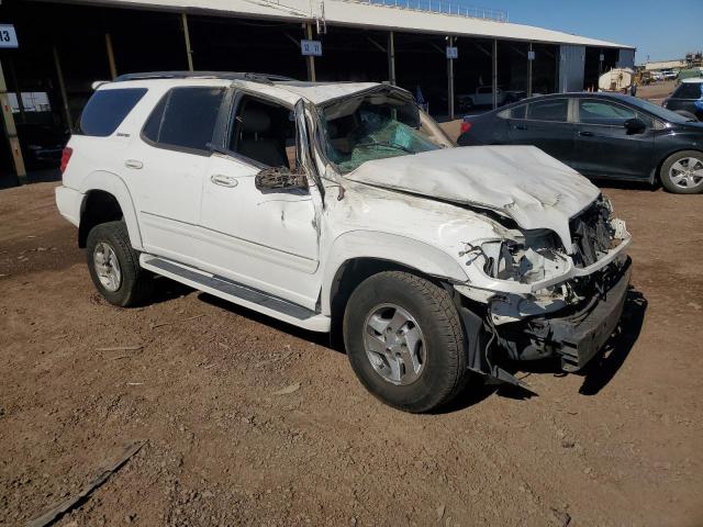 5TDBT48A92S136812 - 2002 TOYOTA SEQUOIA LIMITED WHITE photo 4