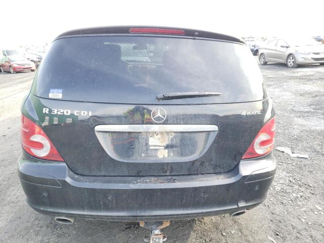 4JGCB22E17A061661 - 2007 MERCEDES-BENZ R 320 CDI BLACK photo 6