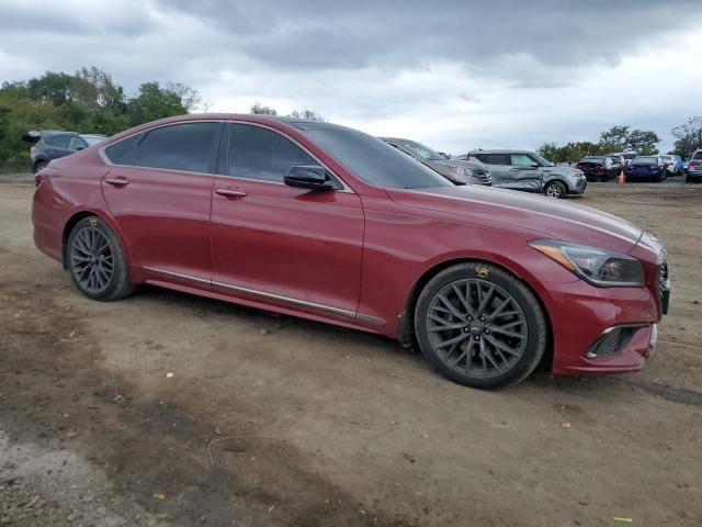 KMHGN4JB9JU223134 - 2018 GENESIS G80 SPORT RED photo 4