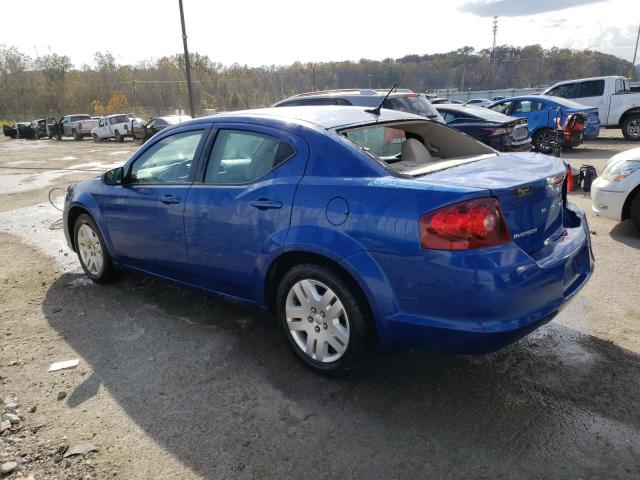 1C3CDZAB3DN617542 - 2013 DODGE AVENGER SE BLUE photo 2