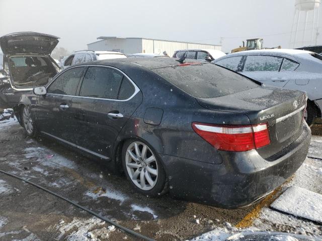 JTHGL46F275012560 - 2007 LEXUS LS 460L GRAY photo 2