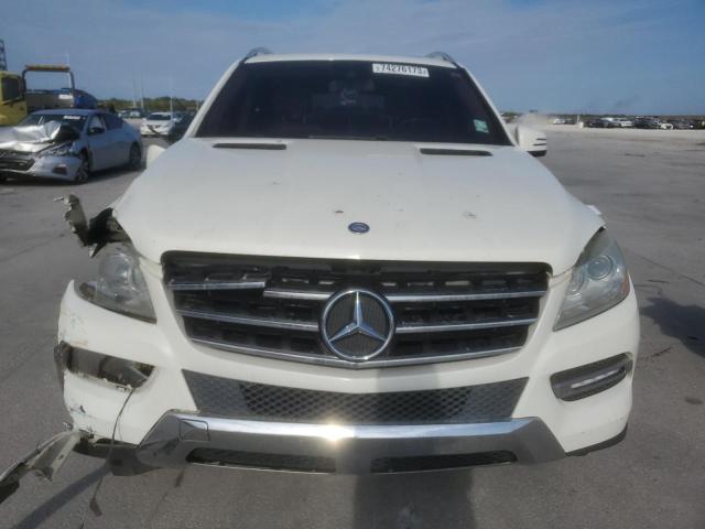 4JGDA5HB8CA036322 - 2012 MERCEDES-BENZ ML 350 4MATIC WHITE photo 5