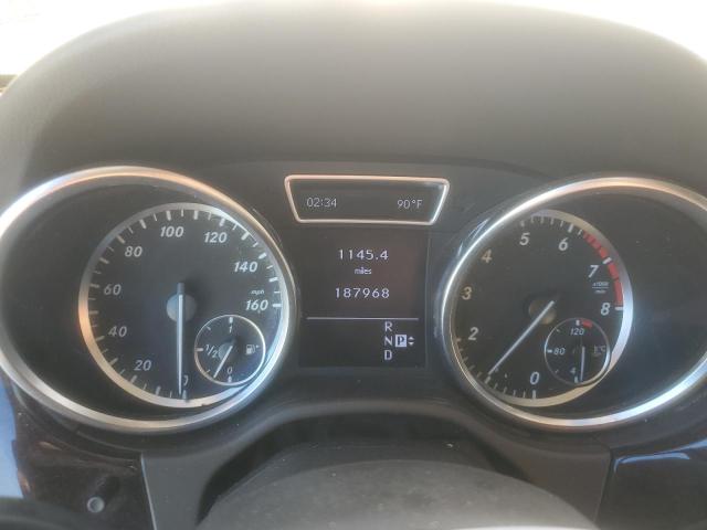 4JGDA5HB8CA036322 - 2012 MERCEDES-BENZ ML 350 4MATIC WHITE photo 9