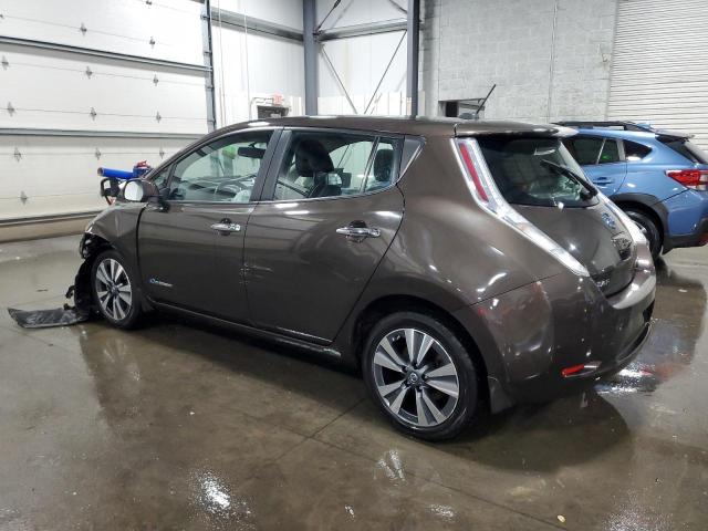 1N4BZ0CP8GC307146 - 2016 NISSAN LEAF SV BROWN photo 2