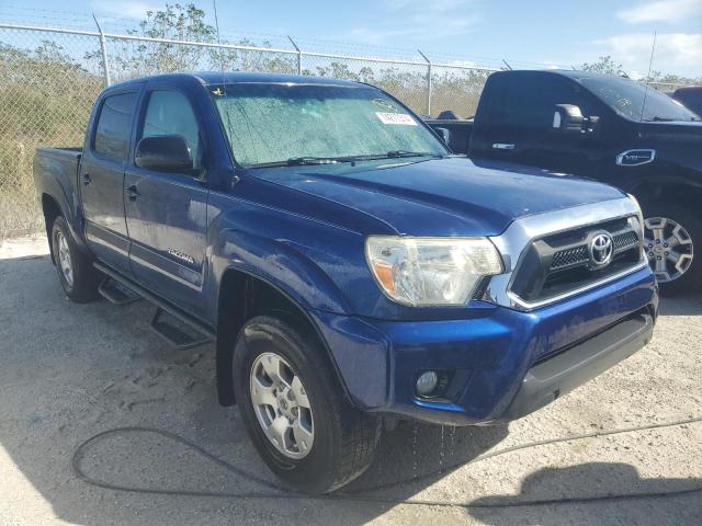 5TFJU4GN5EX052871 - 2014 TOYOTA TACOMA DOUBLE CAB PRERUNNER BLUE photo 4