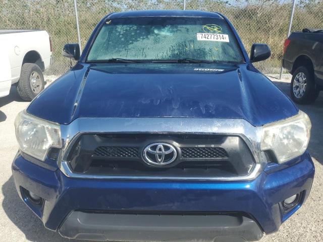 5TFJU4GN5EX052871 - 2014 TOYOTA TACOMA DOUBLE CAB PRERUNNER BLUE photo 5