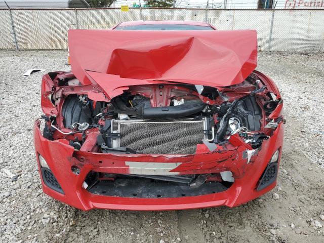 JF1ZNAA17D1709682 - 2013 TOYOTA SCION RED photo 5