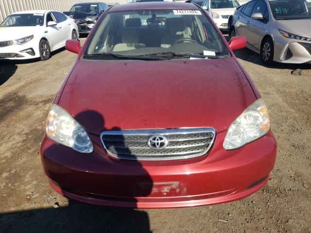 1NXBR32E47Z897704 - 2007 TOYOTA COROLLA CE RED photo 5