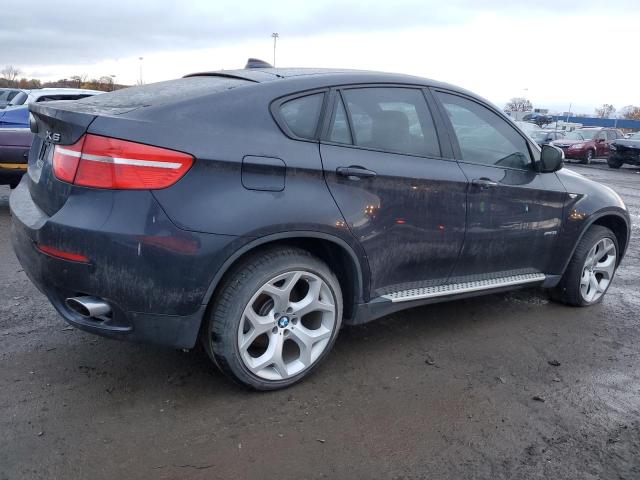 5UXFG2C52BLX06458 - 2011 BMW X6 XDRIVE35I BLUE photo 3