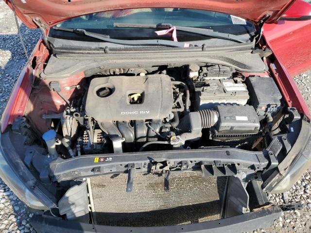 KMHD74LF2HU384058 - 2017 HYUNDAI ELANTRA SE RED photo 11