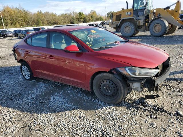 KMHD74LF2HU384058 - 2017 HYUNDAI ELANTRA SE RED photo 4