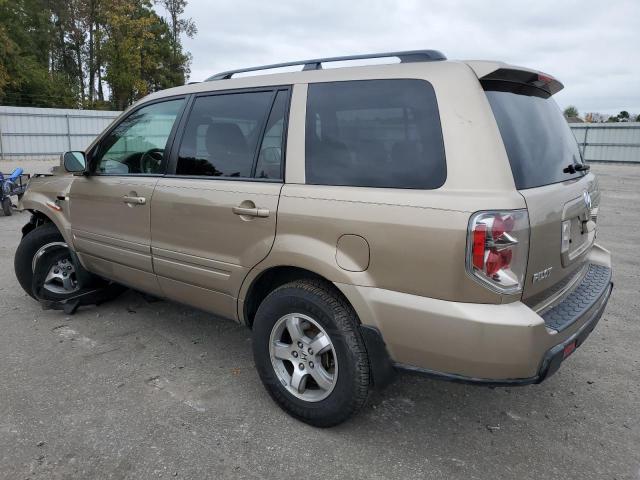 2HKYF18767H507068 - 2007 HONDA PILOT EXL GOLD photo 2