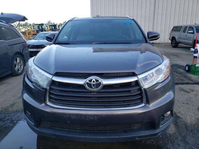5TDJKRFH5GS287049 - 2016 TOYOTA HIGHLANDER XLE GRAY photo 5
