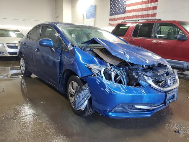 19XFB2F58FE036926 - 2015 HONDA CIVIC LX BLUE photo 4