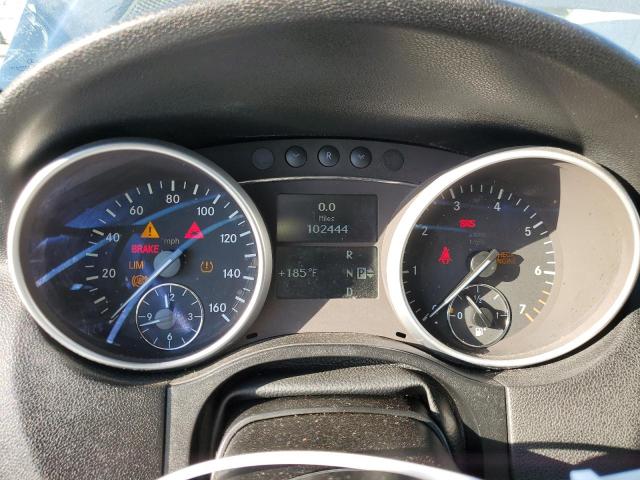 4JGBB8GB8BA693708 - 2011 MERCEDES-BENZ ML 350 4MATIC BLUE photo 9