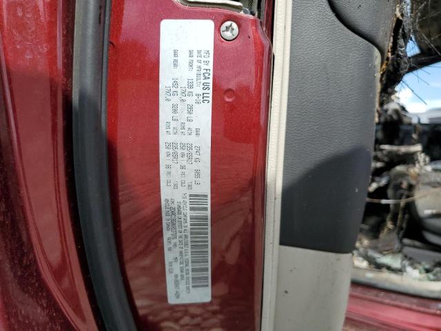 2C4RC1BG0KR537376 - 2019 CHRYSLER PACIFICA TOURING L MAROON photo 13