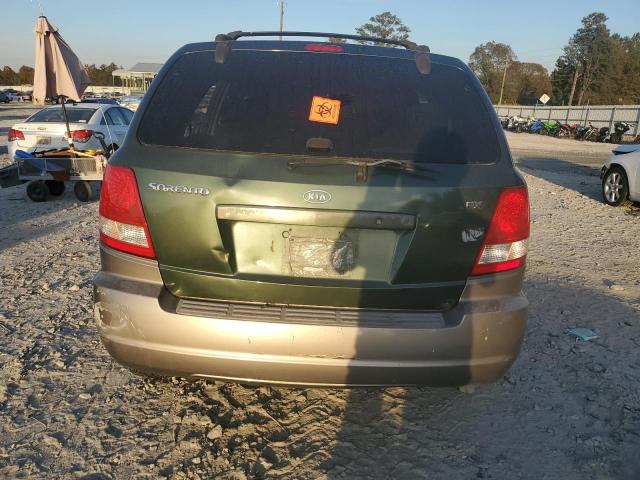 KNDJD733845208675 - 2004 KIA SORENTO EX GREEN photo 6