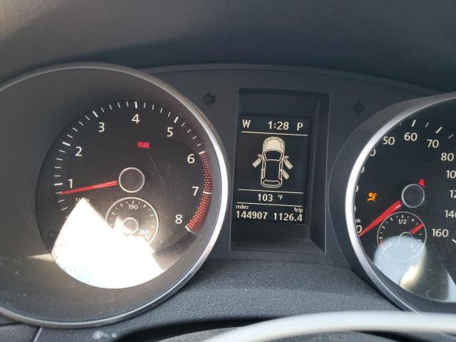 WVWDB7AJXCW194811 - 2012 VOLKSWAGEN GOLF BLACK photo 9