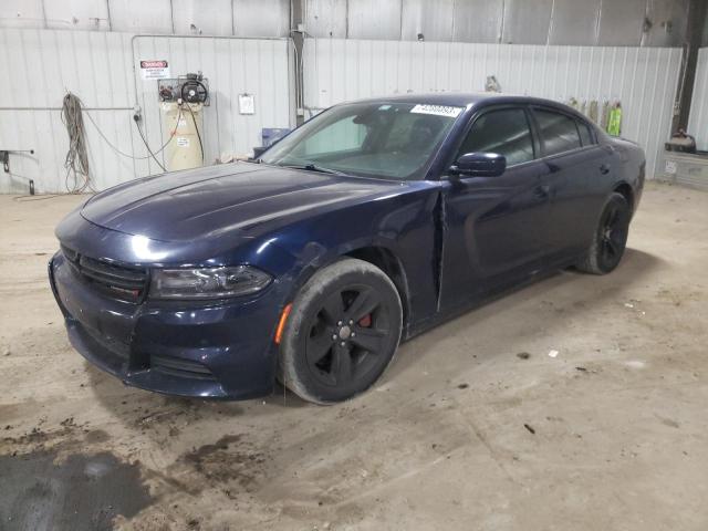 2C3CDXBG7FH866615 - 2015 DODGE CHARGER SE BLUE photo 1